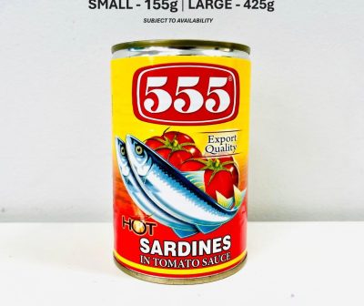 555 Sardines in Tomato Sauce w Chili (LRG)